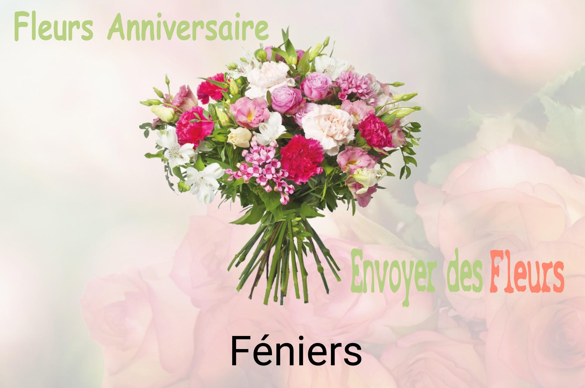 Bouquet de fleurs d’anniversaire livré à Féniers